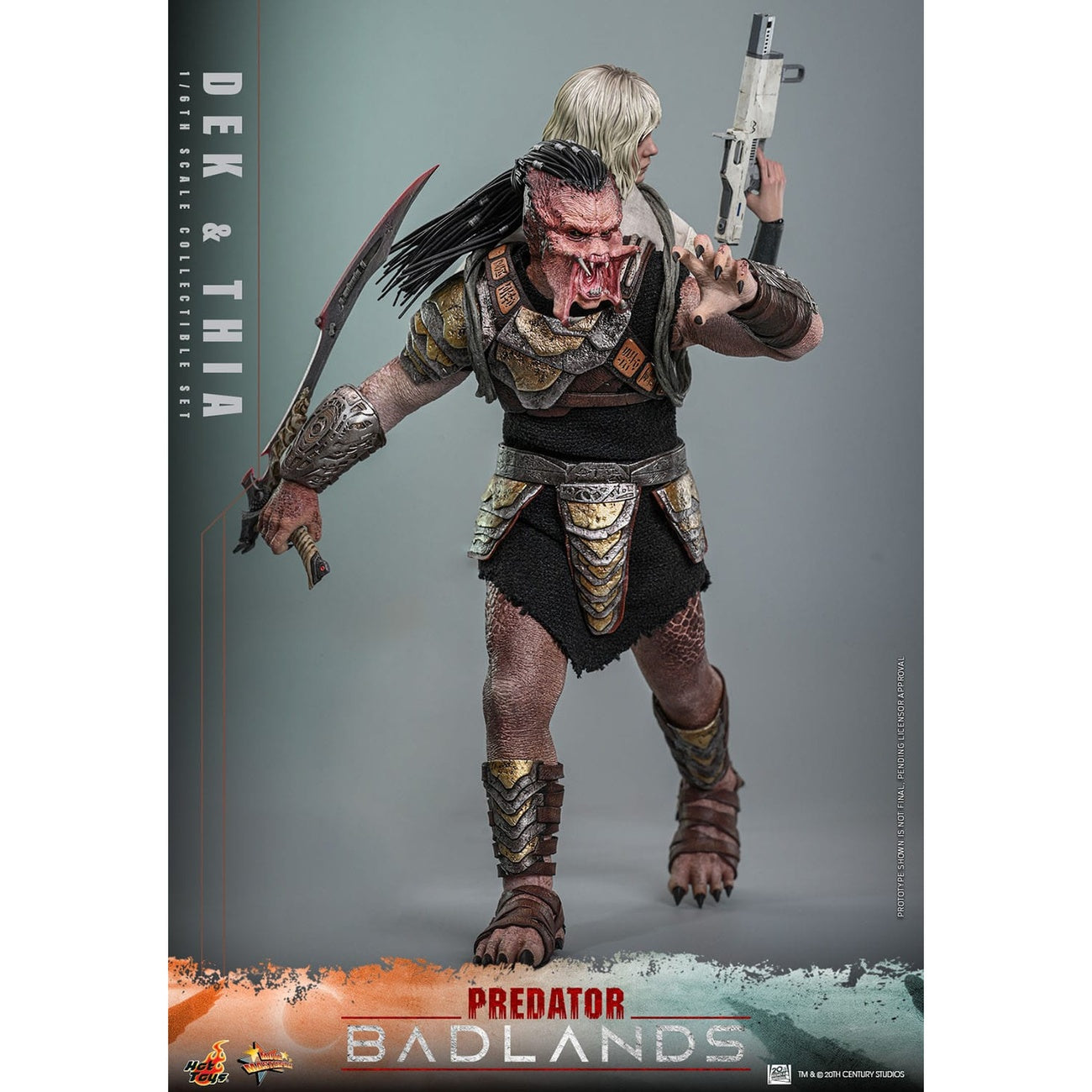 Zdjęcie produktu Predator: Badlands – figurka akcji Dek & Thia Masterpiece w skali 1:6