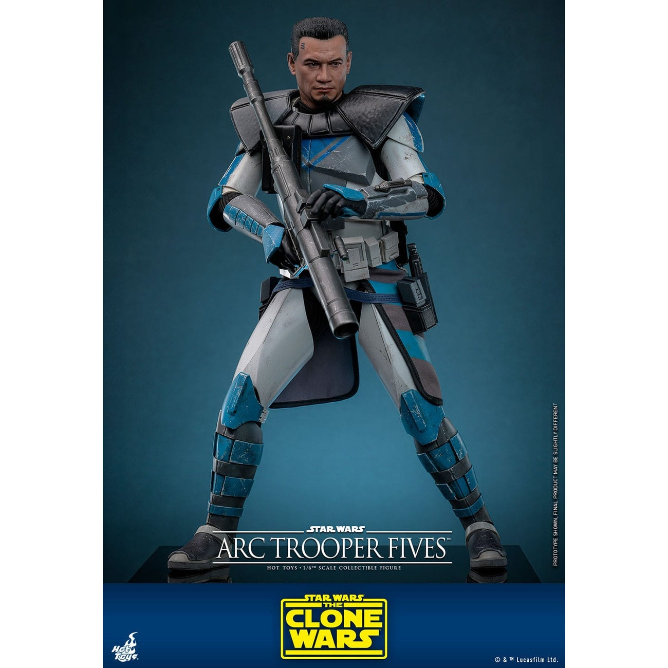 Zdjęcie produktu Star Wars: The Clone Wars – figurka ARC Trooper Fives w skali 1:6