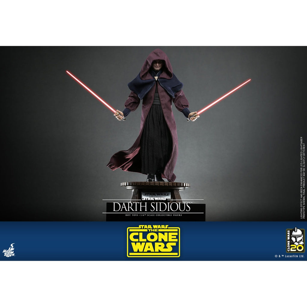 Zdjęcie produktu Star Wars: The Clone Wars – Figurka akcji Darth Sidious 1:6