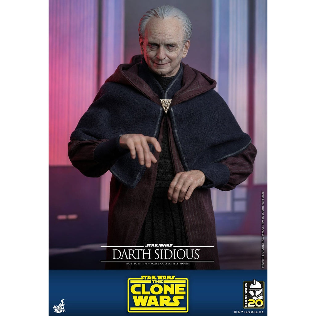 Zdjęcie produktu Star Wars: The Clone Wars – Figurka akcji Darth Sidious 1:6