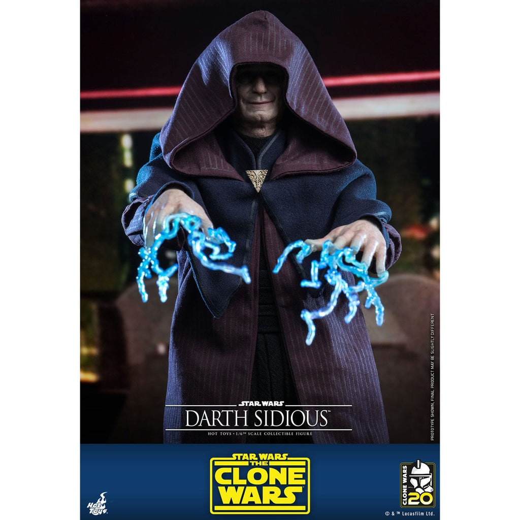 Zdjęcie produktu Star Wars: The Clone Wars – Figurka akcji Darth Sidious 1:6