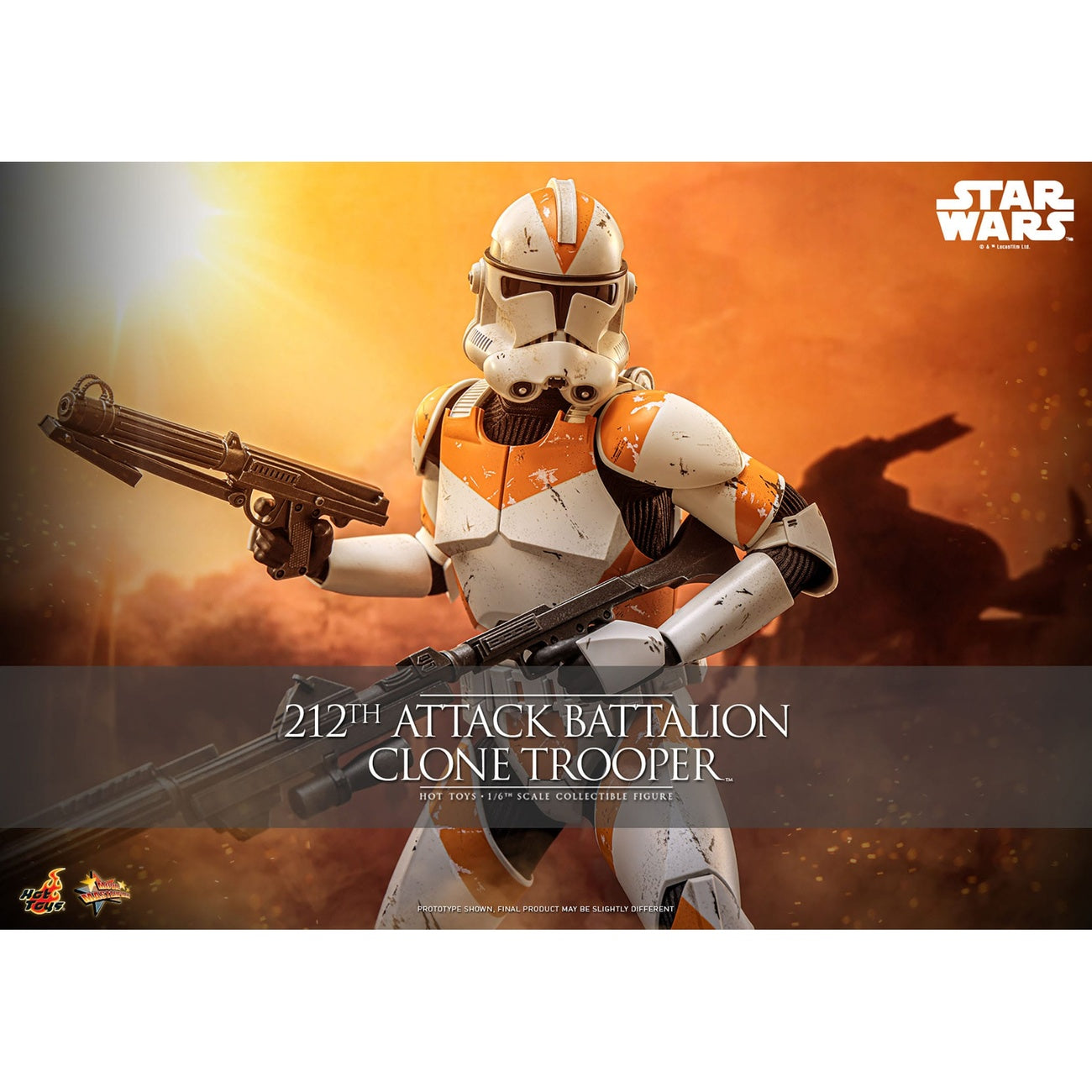 Zdjęcie produktu Star Wars: The Clone Wars – Figurka akcji 1:6 Clone Trooper 212th Attack Battalion