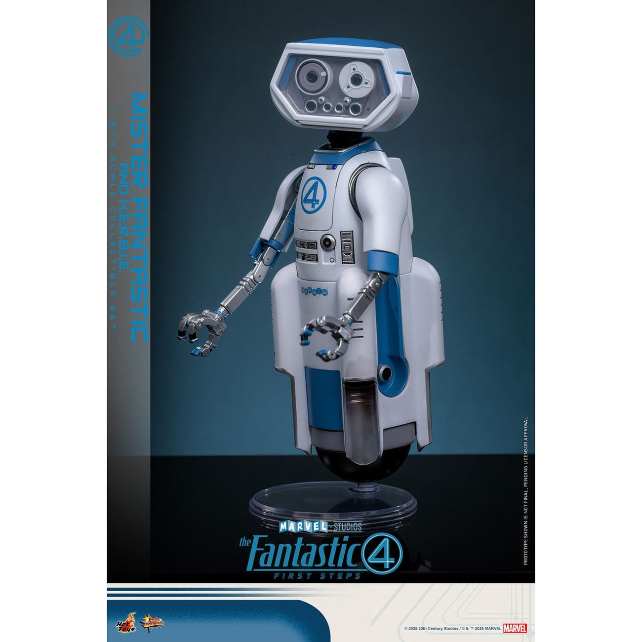 Zdjęcie produktu Fantastyczna Czwórka – Mister Fantastic i H.E.R.B.I.E. zestaw figurek akcji Masterpiece 1:6