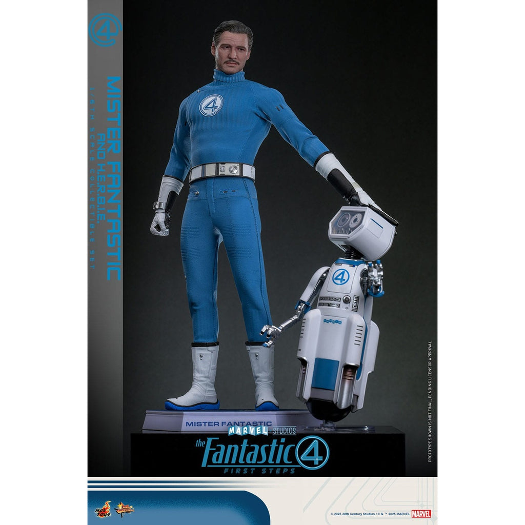 Zdjęcie produktu Fantastyczna Czwórka – Mister Fantastic i H.E.R.B.I.E. zestaw figurek akcji Masterpiece 1:6