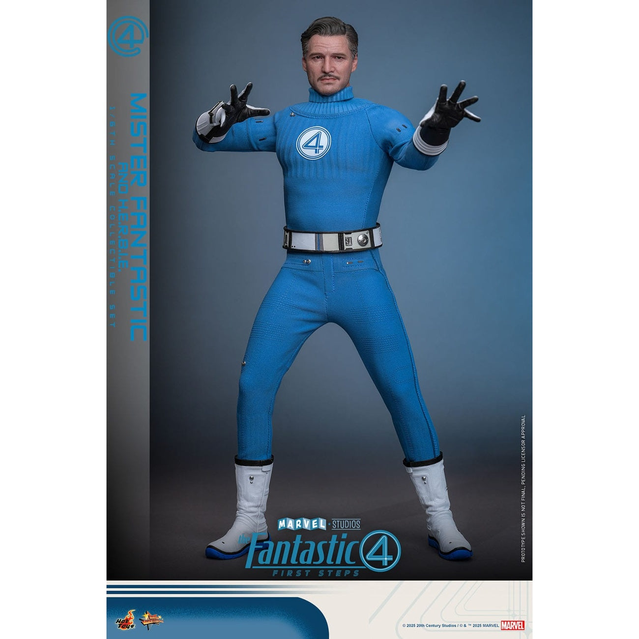 Zdjęcie produktu Fantastyczna Czwórka – Mister Fantastic i H.E.R.B.I.E. zestaw figurek akcji Masterpiece 1:6