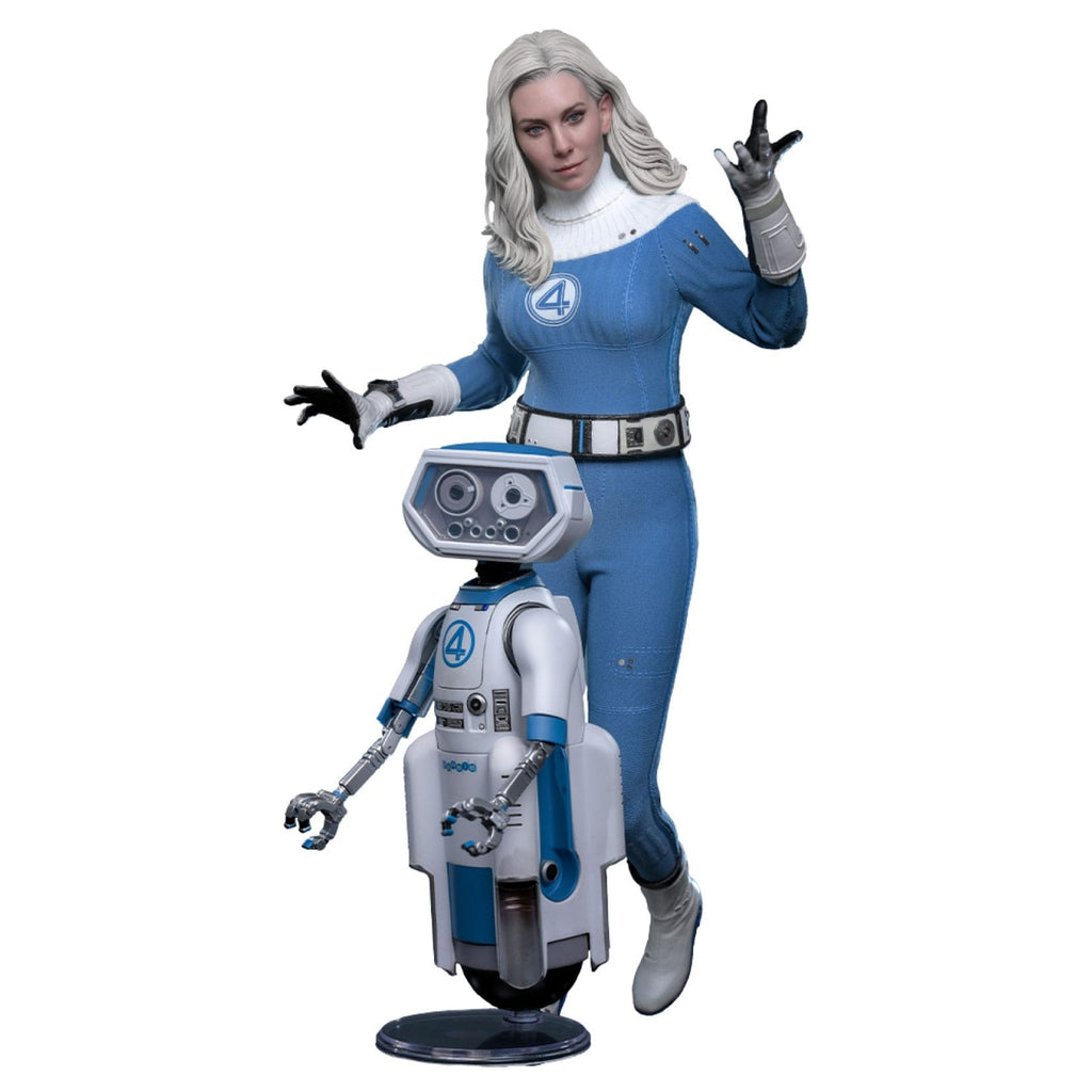 Zdjęcie produktu Fantastyczna Czwórka – Invisible Woman i H.E.R.B.I.E. zestaw figurek akcji Masterpiece 1:6