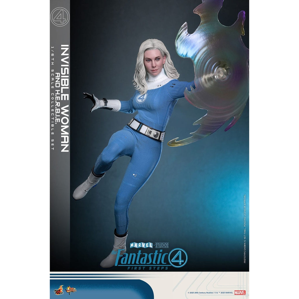 Zdjęcie produktu Fantastyczna Czwórka – Invisible Woman i H.E.R.B.I.E. zestaw figurek akcji Masterpiece 1:6