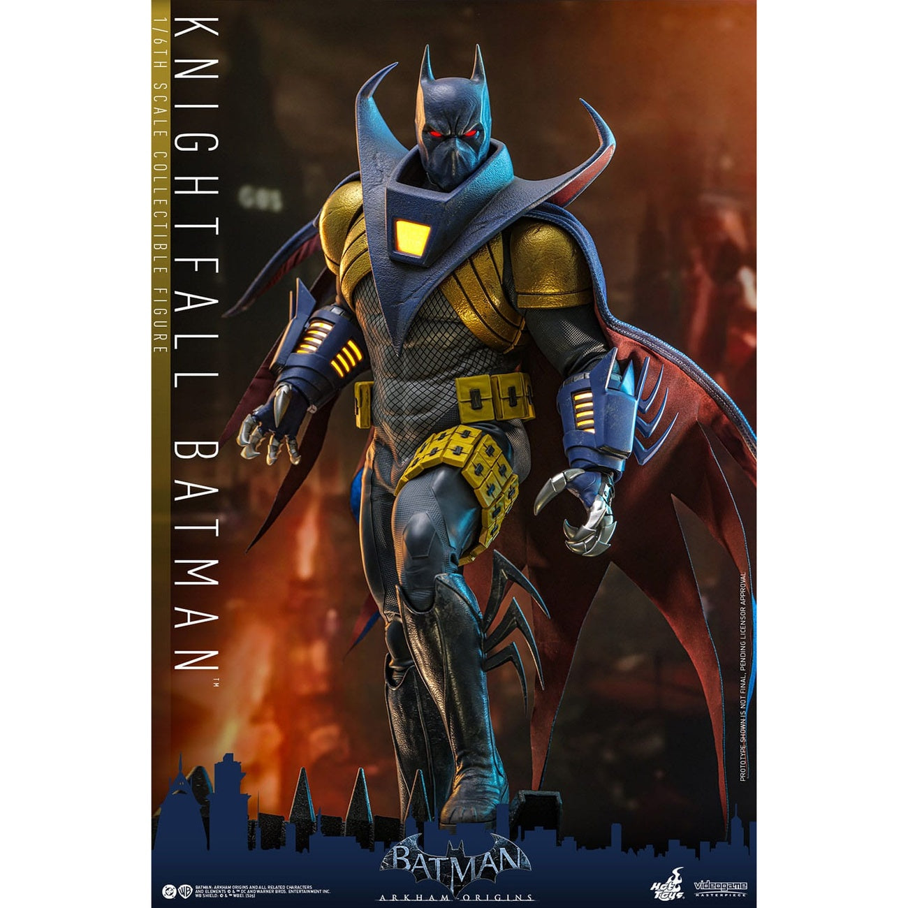 Zdjęcie produktu Batman: Arkham Origins – figurka akcji Knightfall Batman Masterpiece 1:6