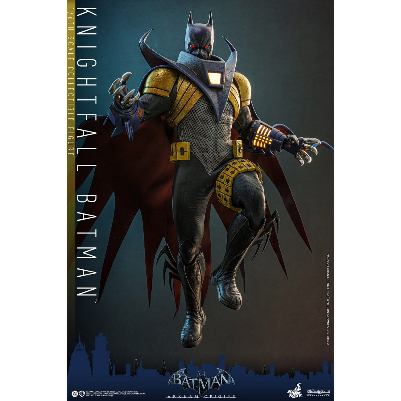Zdjęcie produktu Batman: Arkham Origins – figurka akcji Knightfall Batman Masterpiece 1:6