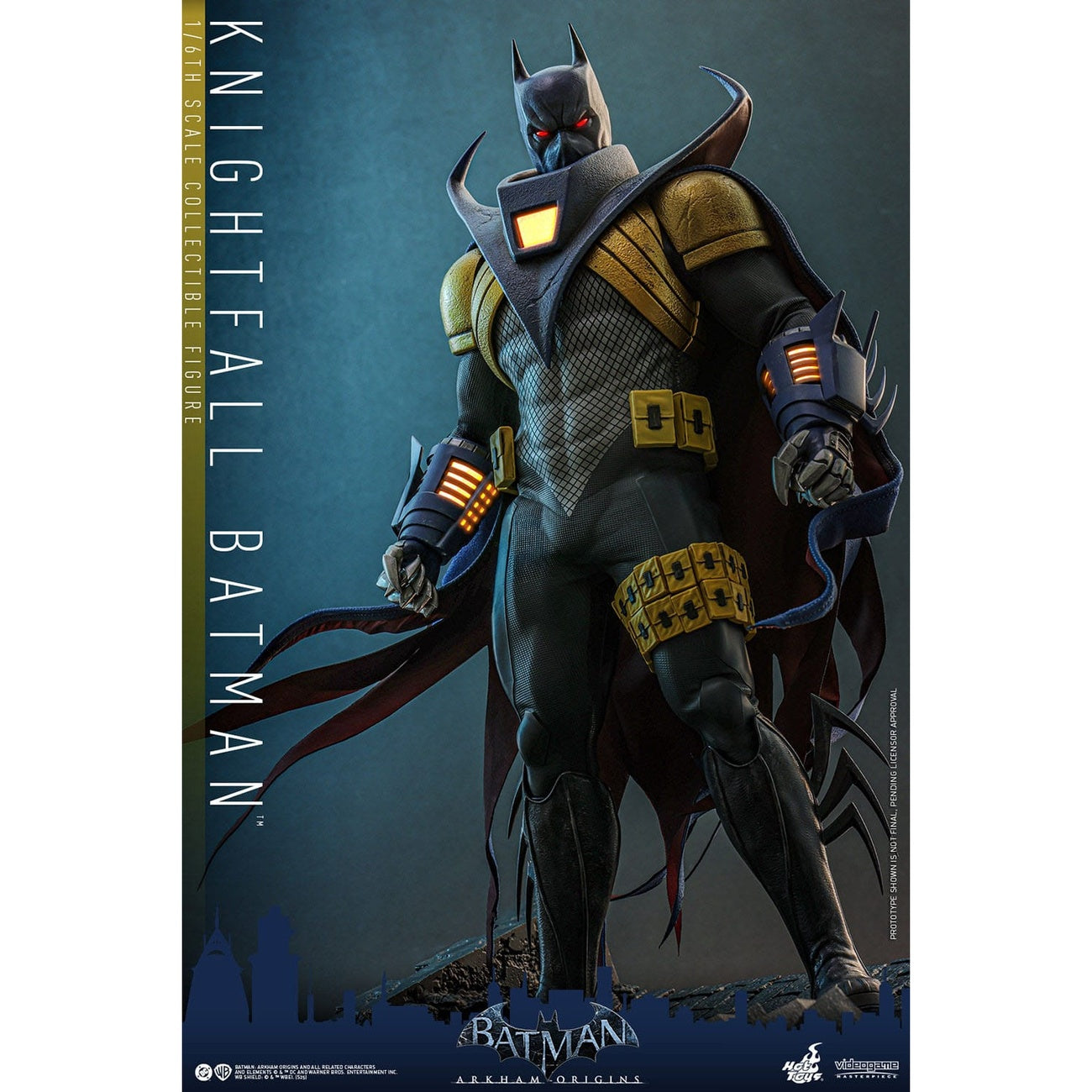 Zdjęcie produktu Batman: Arkham Origins – figurka akcji Knightfall Batman Masterpiece 1:6