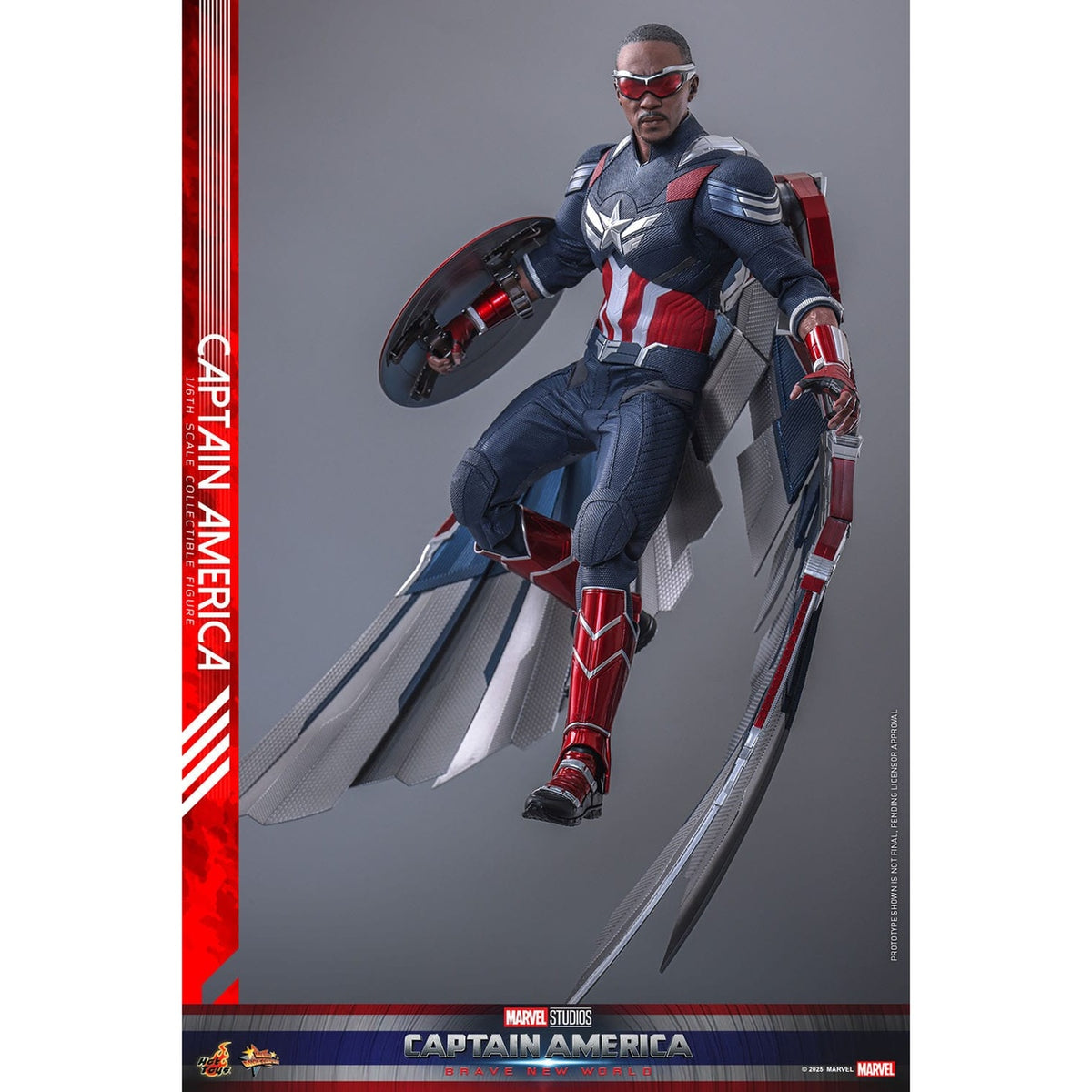 Zdjęcie produktu Captain America: Brave New World – Figurka akcji Captain America Masterpiece 1:6