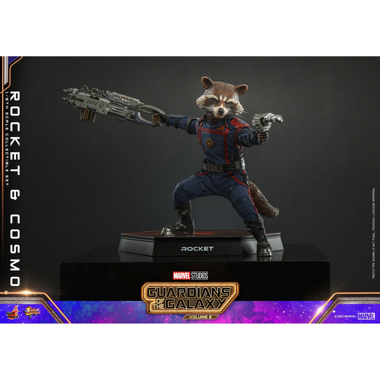 Zdjęcie produktu Guardians of the Galaxy – figurki akcji Rocket & Cosmo Masterpiece 1:6