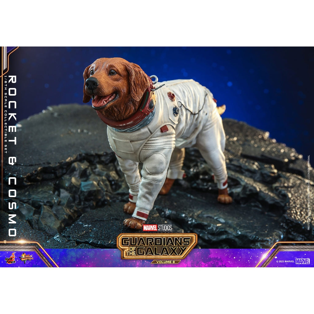 Zdjęcie produktu Guardians of the Galaxy – figurki akcji Rocket & Cosmo Masterpiece 1:6