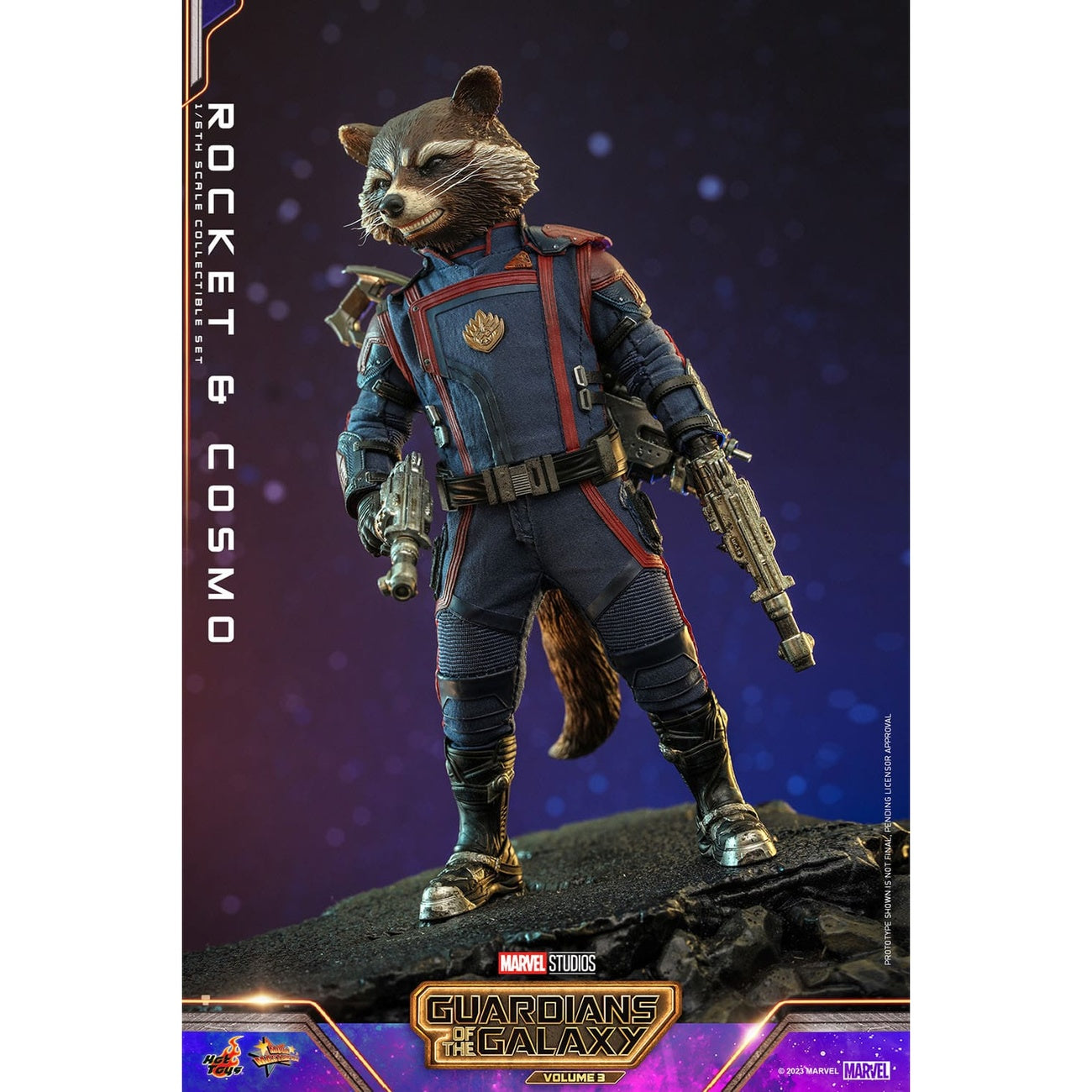 Zdjęcie produktu Guardians of the Galaxy – figurki akcji Rocket & Cosmo Masterpiece 1:6