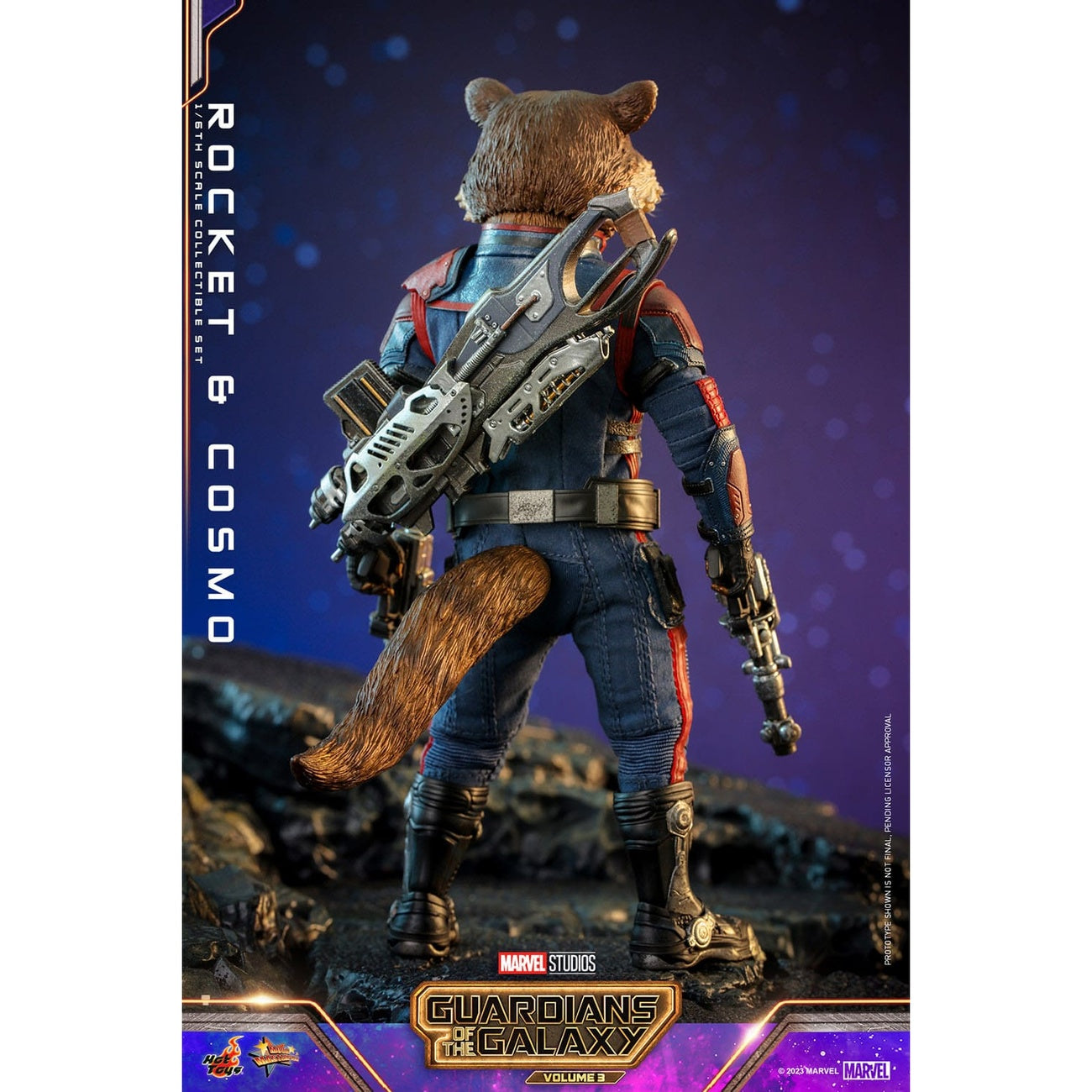 Zdjęcie produktu Guardians of the Galaxy – figurki akcji Rocket & Cosmo Masterpiece 1:6