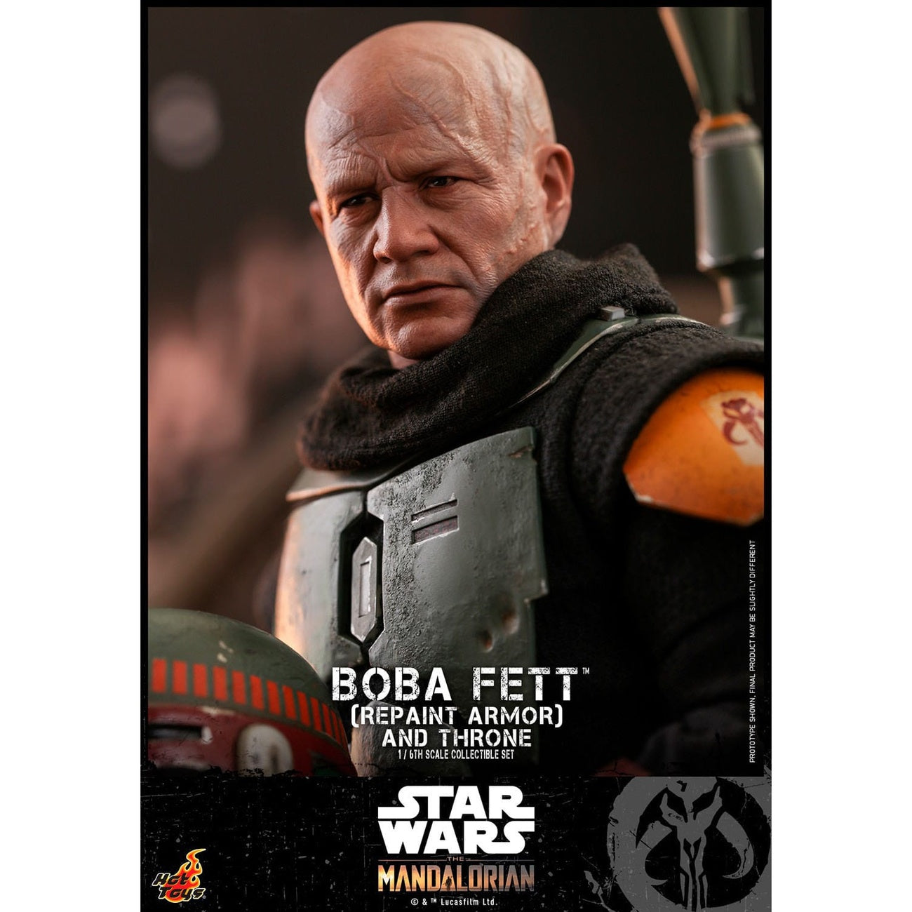 Zdjęcie produktu Star Wars: The Mandalorian – Figurka akcji Boba Fett w skali 1:6 Repaint Armor and Throne Special Edition