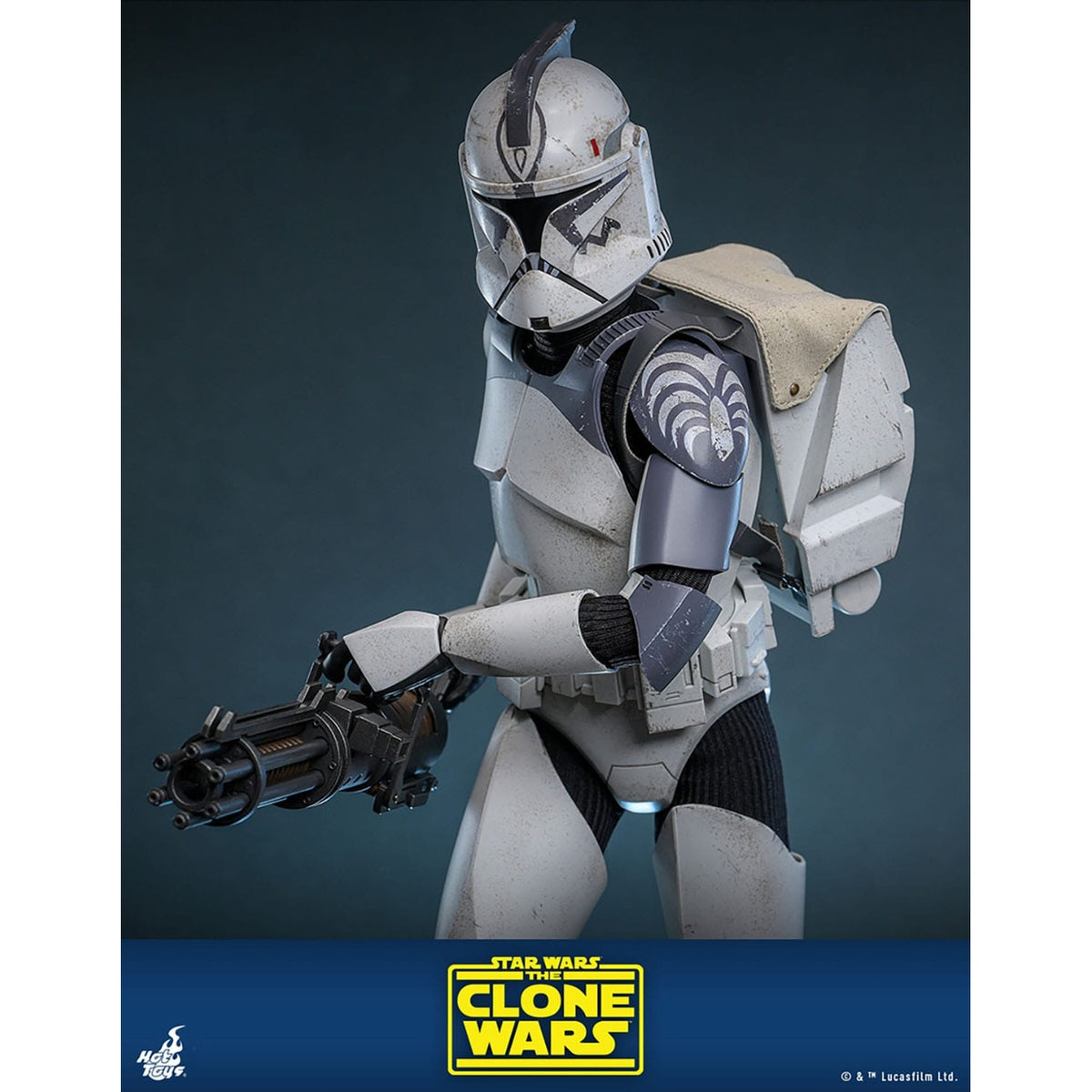 Zdjęcie produktu Star Wars: The Clone Wars – Figurka akcji Clone Trooper Wolfpack z 104. Batalionu w skali 1:6
