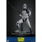 Zdjęcie produktu Star Wars: The Clone Wars – Figurka akcji Clone Trooper Wolfpack z 104. Batalionu w skali 1:6