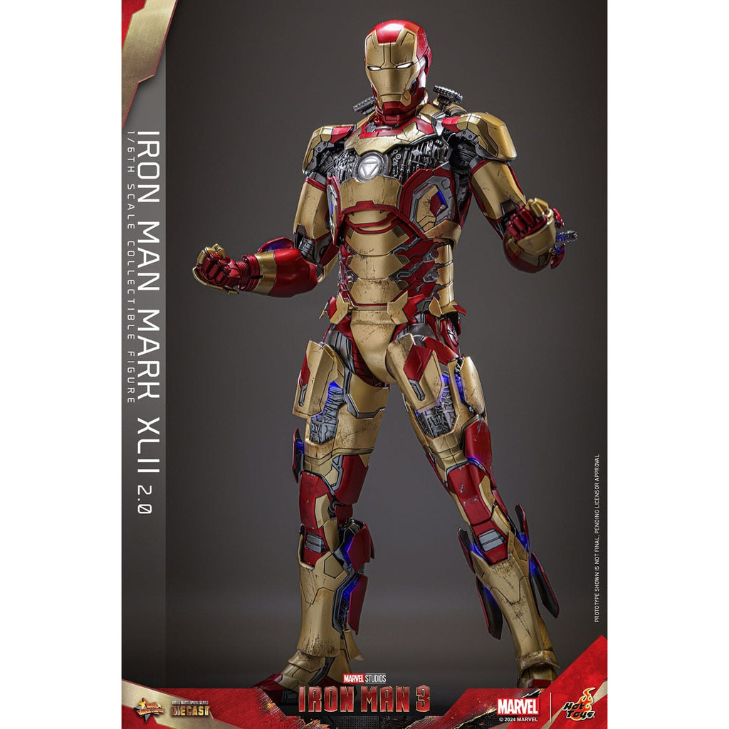 Zdjęcie produktu Iron Man 3 – Figurka akcji Diecast Masterpiece Iron Man Mark XLII 1:6 Deluxe