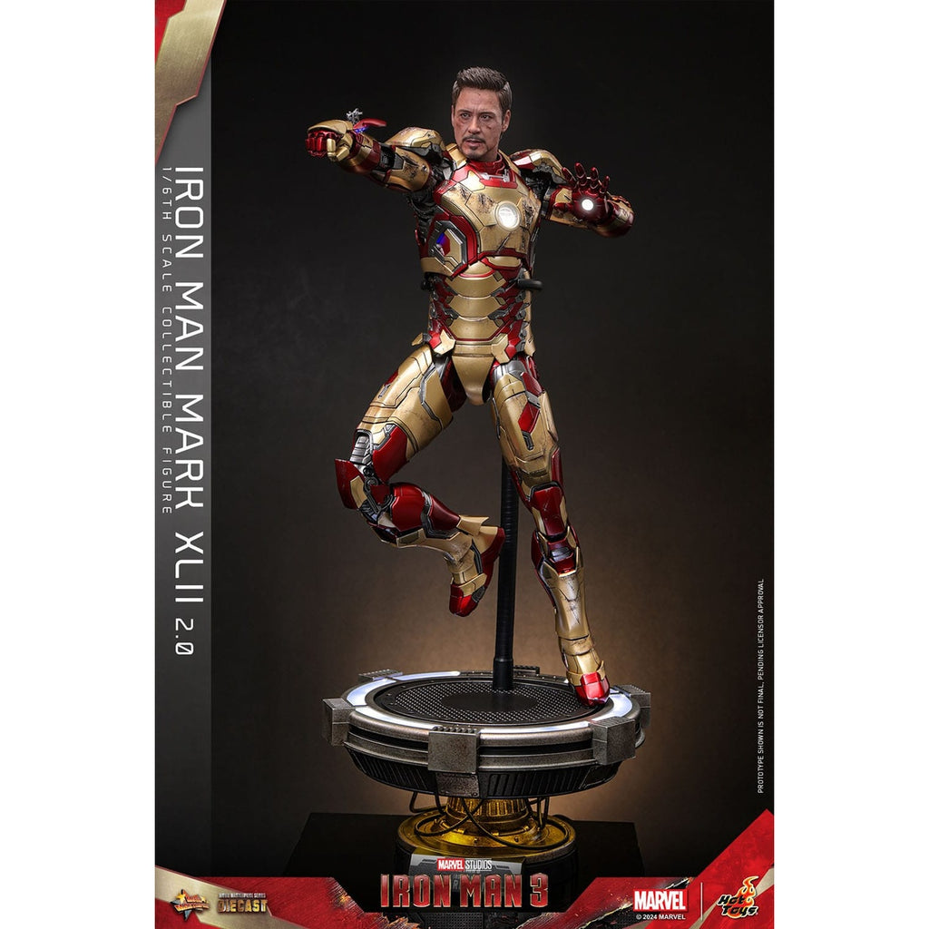 Zdjęcie produktu Iron Man 3 – Figurka akcji Diecast Masterpiece Iron Man Mark XLII 1:6 Deluxe