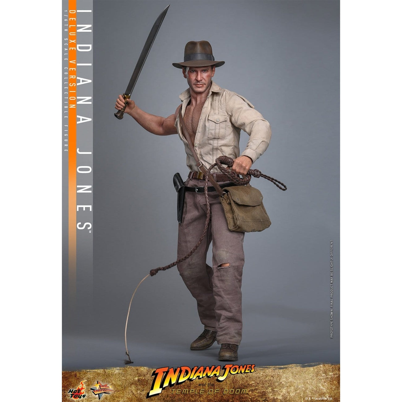 Zdjęcie produktu Indiana Jones figurka kolekcjonerska Masterpiece 1:6 Deluxe – Indiana Jones