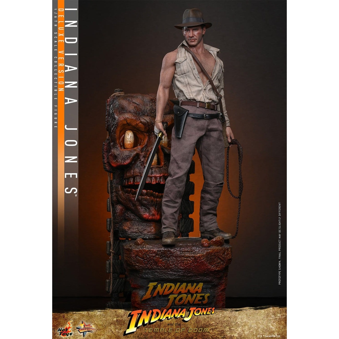 Zdjęcie produktu Indiana Jones figurka kolekcjonerska Masterpiece 1:6 Deluxe – Indiana Jones