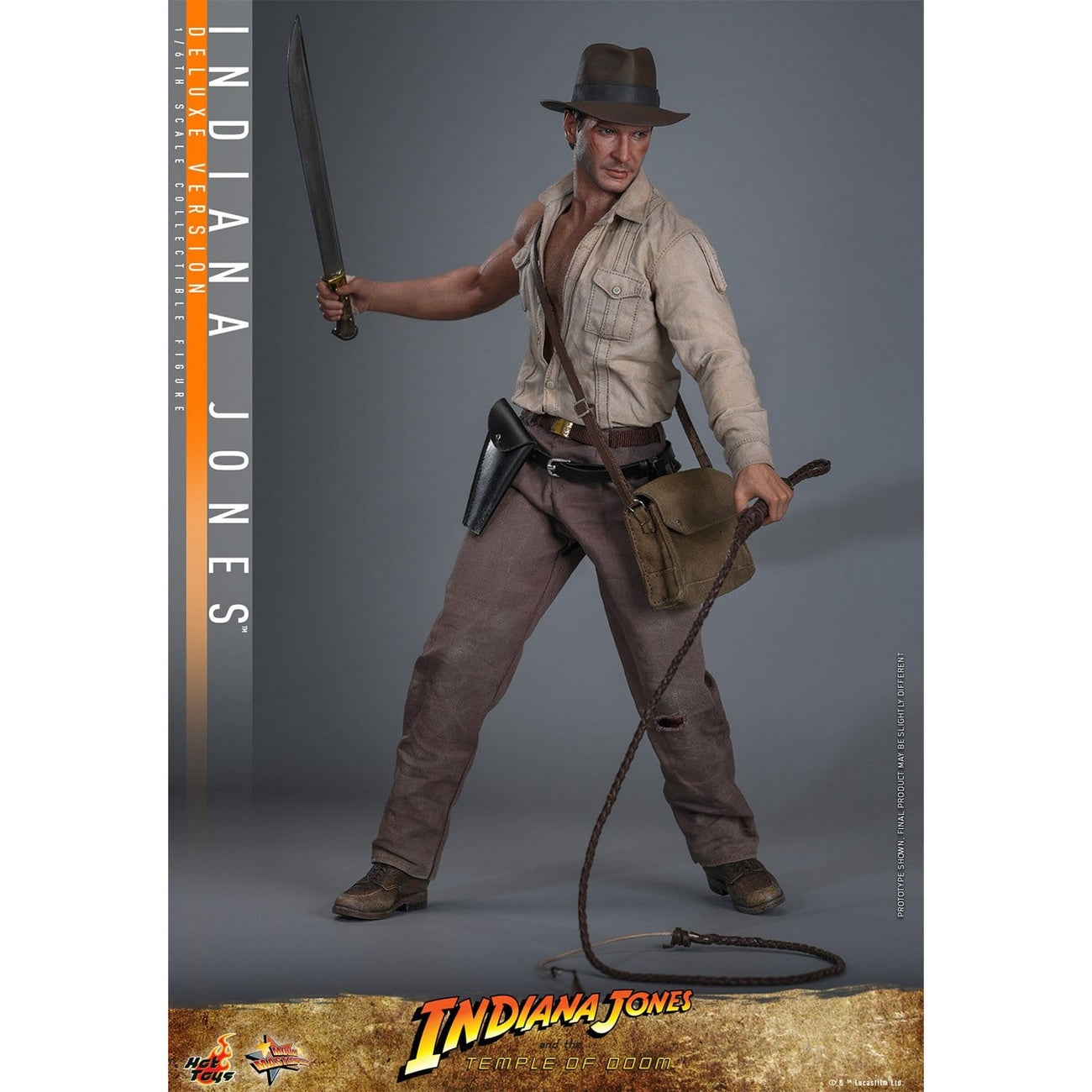 Zdjęcie produktu Indiana Jones figurka kolekcjonerska Masterpiece 1:6 Deluxe – Indiana Jones