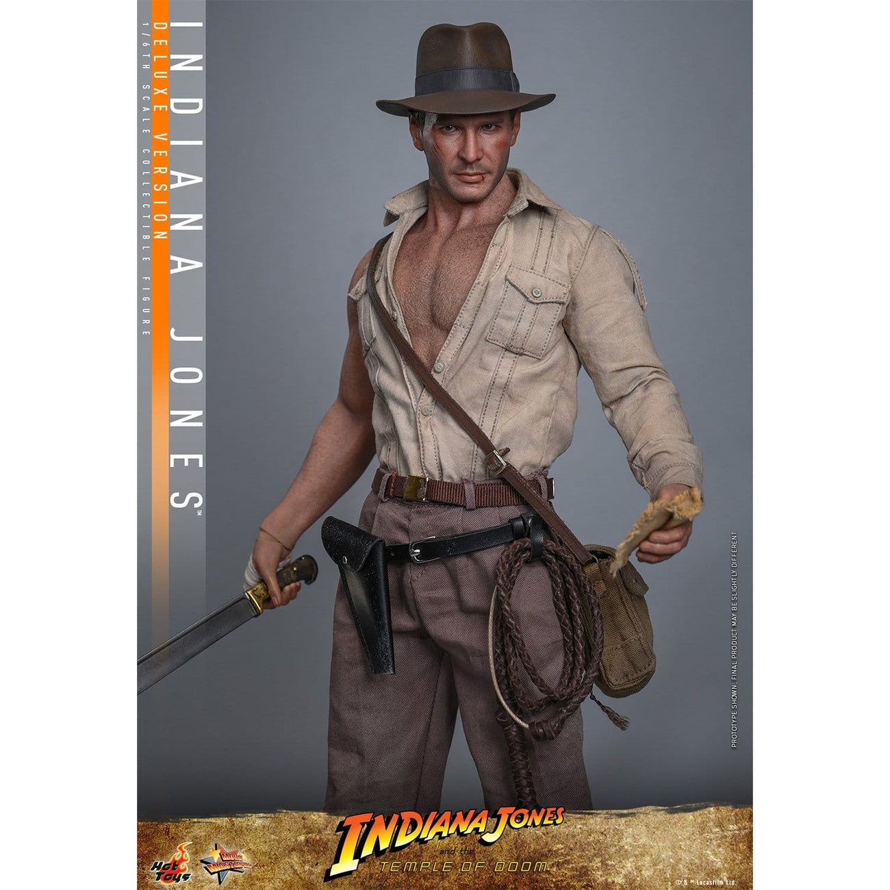 Zdjęcie produktu Indiana Jones figurka kolekcjonerska Masterpiece 1:6 Deluxe – Indiana Jones
