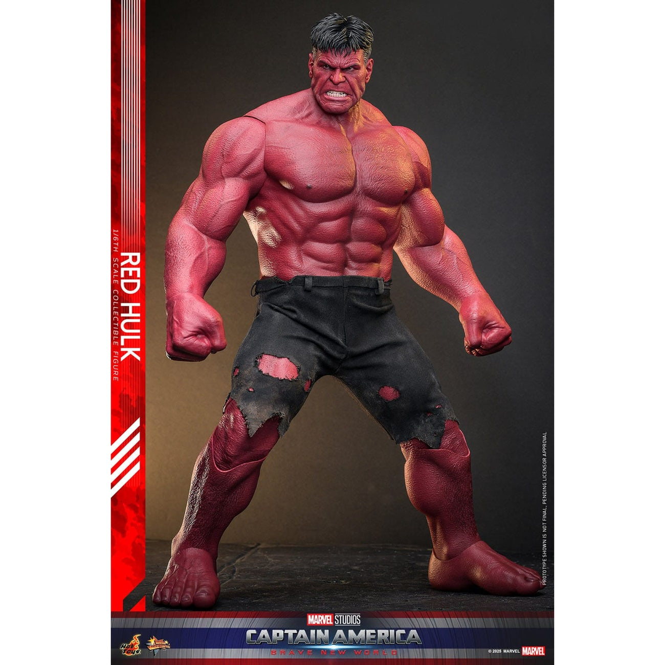 Zdjęcie produktu Captain America: Brave New World – figurka akcji Red Hulk Masterpiece 1:6