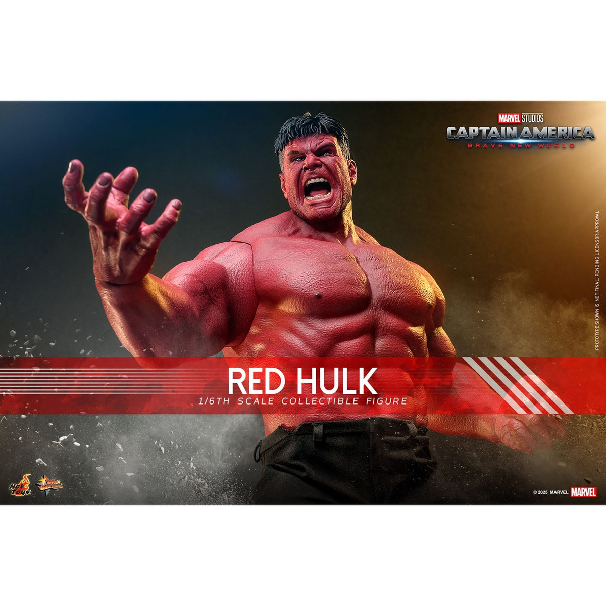 Zdjęcie produktu Captain America: Brave New World – figurka akcji Red Hulk Masterpiece 1:6