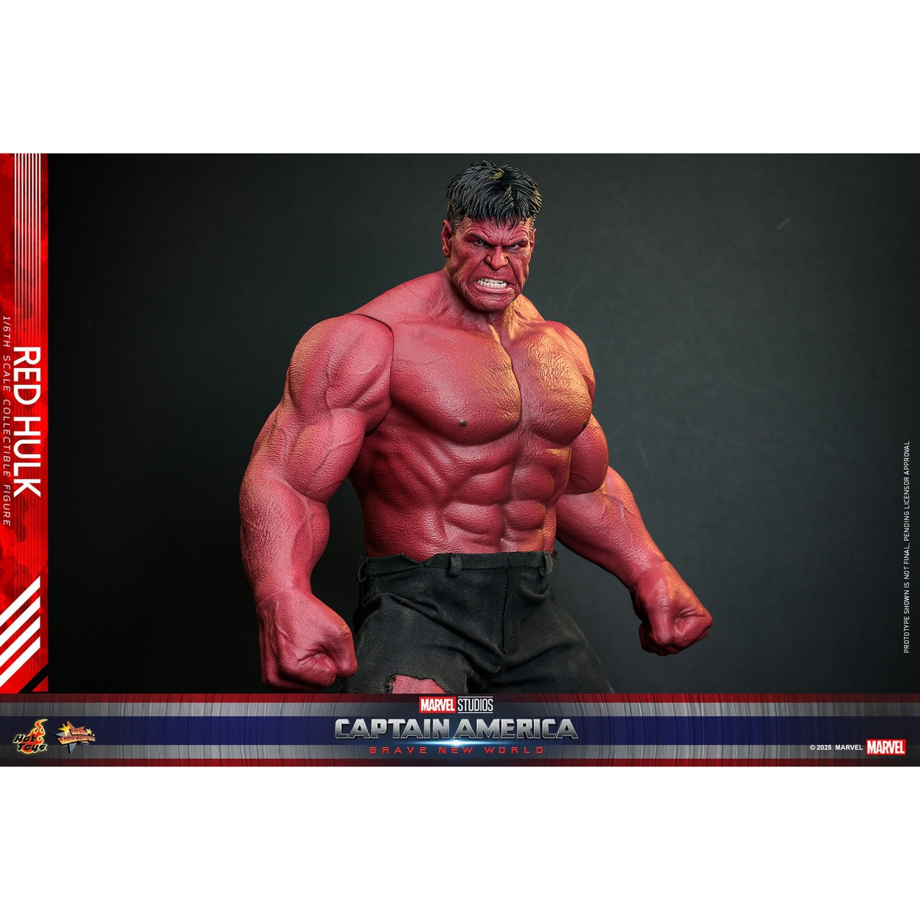 Zdjęcie produktu Captain America: Brave New World – figurka akcji Red Hulk Masterpiece 1:6