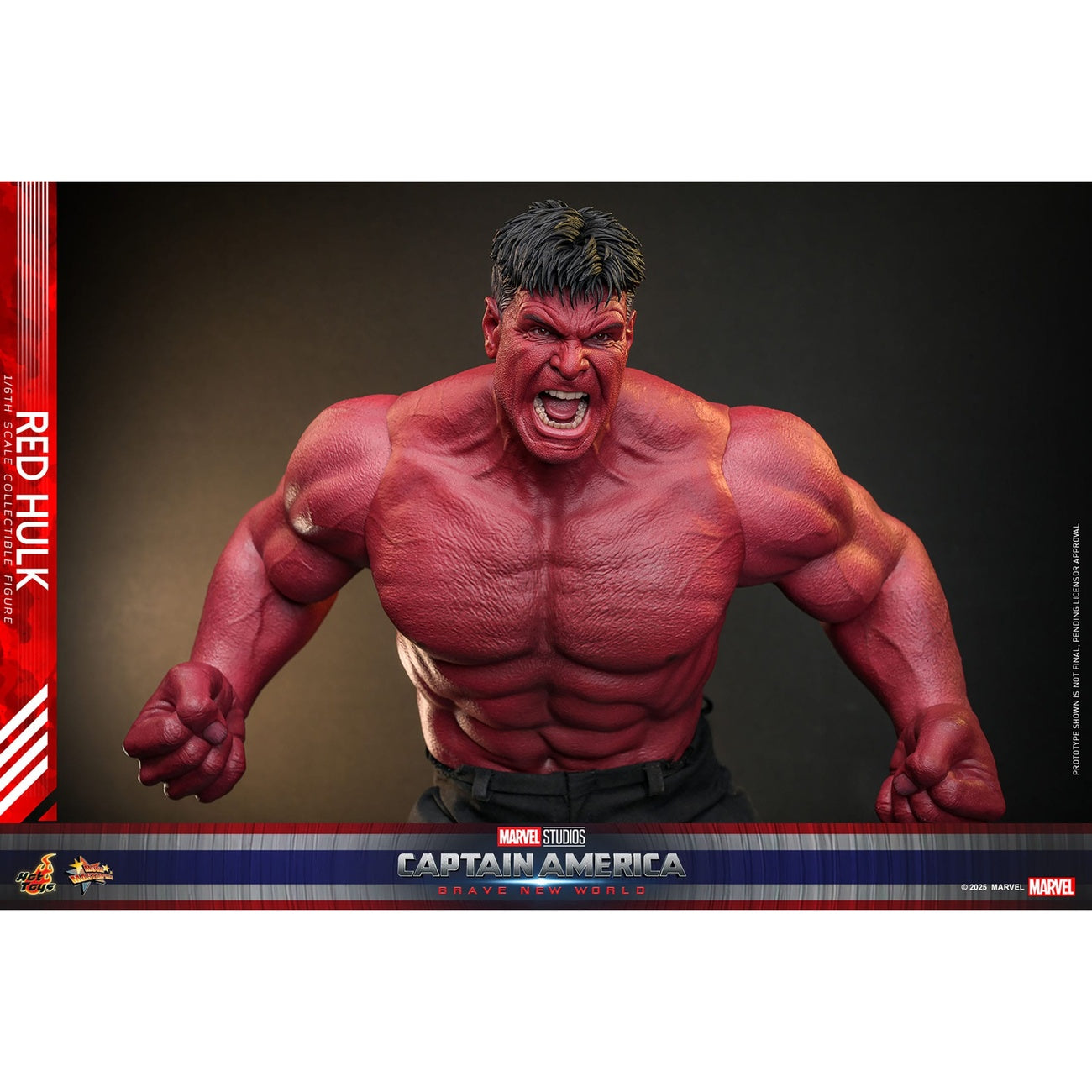 Zdjęcie produktu Captain America: Brave New World – figurka akcji Red Hulk Masterpiece 1:6