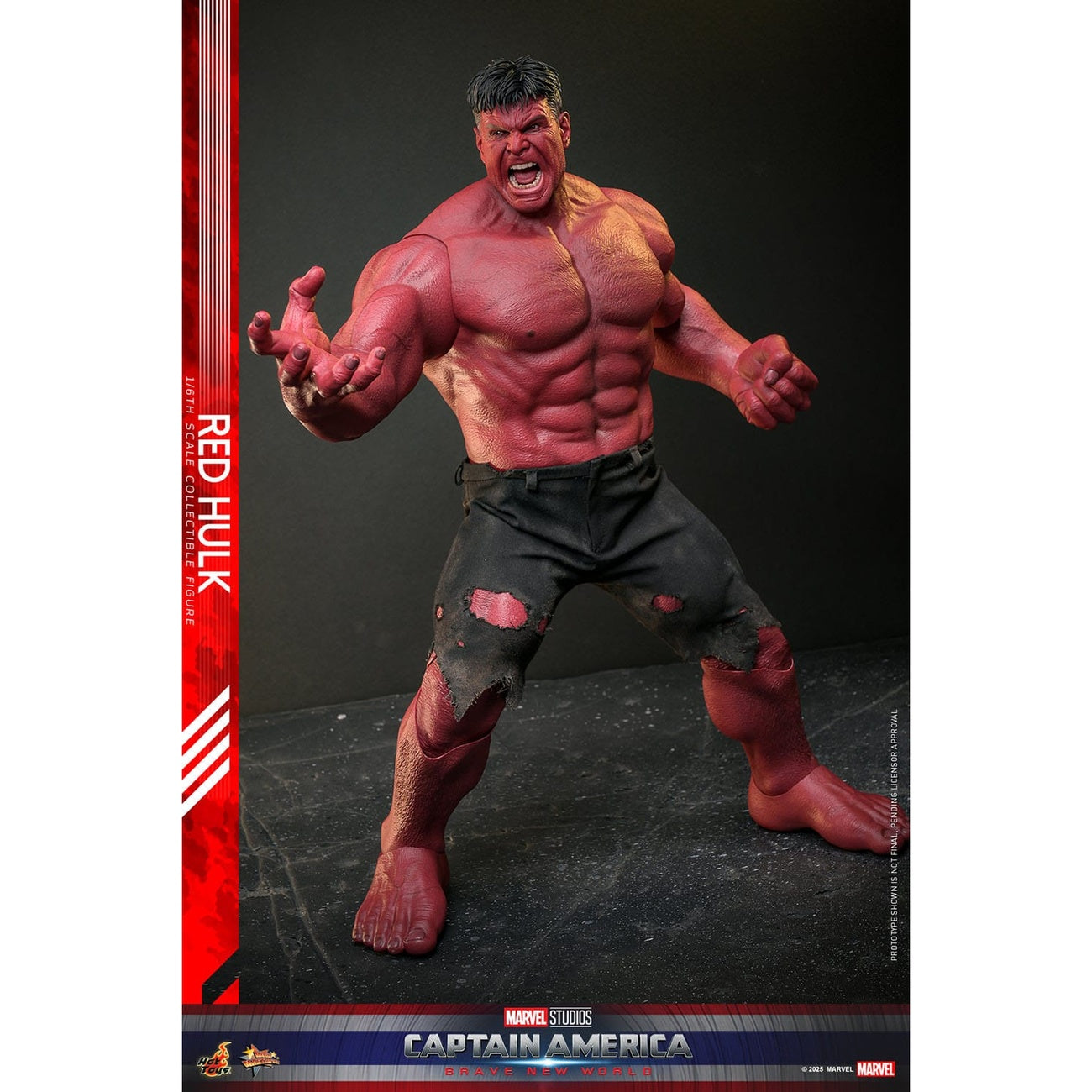 Zdjęcie produktu Captain America: Brave New World – figurka akcji Red Hulk Masterpiece 1:6