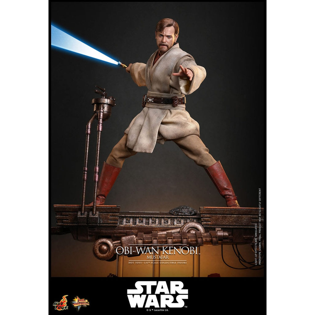 Product image Star Wars Episode III: Revenge of the Sith – Obi-Wan Kenobi (Mustafar) Masterpiece 1:6 Scale Action Figure