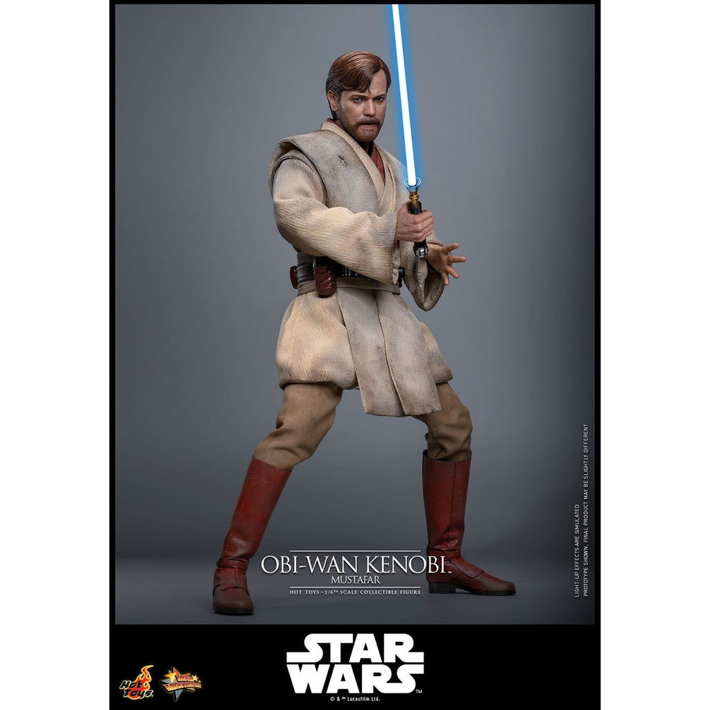Product image Star Wars Episode III: Revenge of the Sith – Obi-Wan Kenobi (Mustafar) Masterpiece 1:6 Scale Action Figure