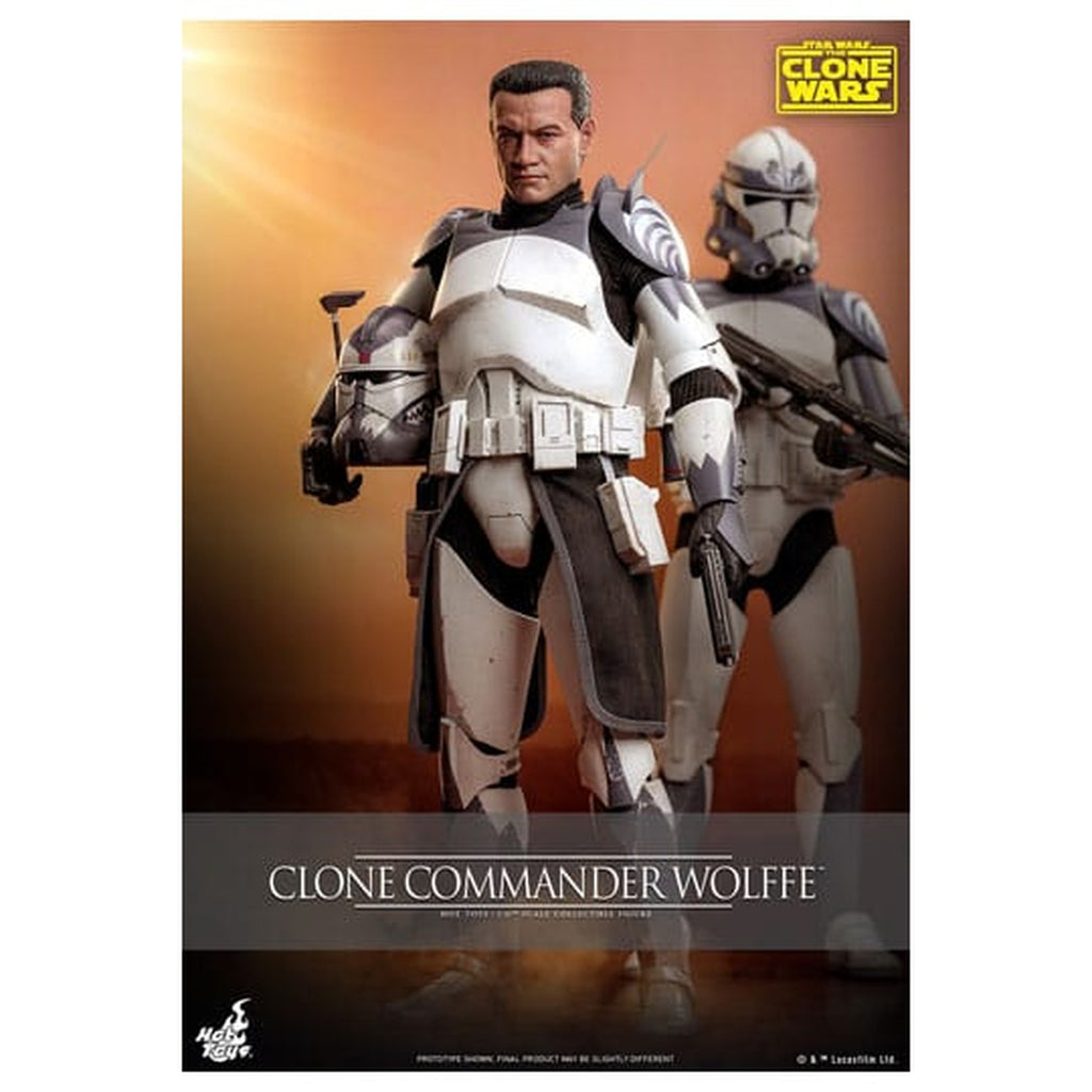 Zdjęcie produktu Star Wars: The Clone Wars – figurka akcji Clone Commander Wolffe w skali 1:6