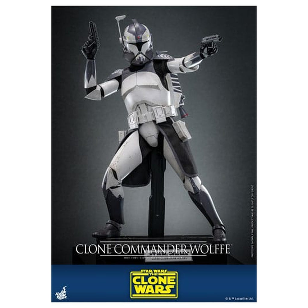 Zdjęcie produktu Star Wars: The Clone Wars – figurka akcji Clone Commander Wolffe w skali 1:6