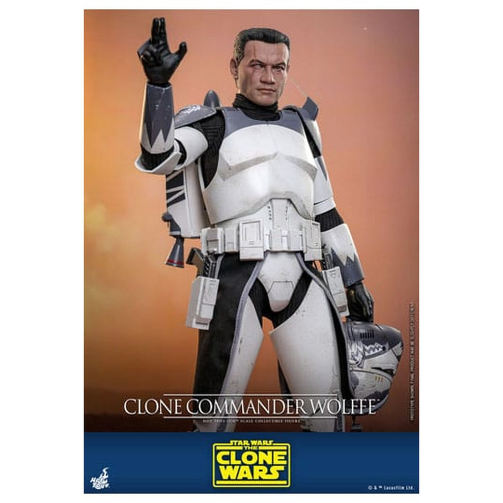 Zdjęcie produktu Star Wars: The Clone Wars – figurka akcji Clone Commander Wolffe w skali 1:6