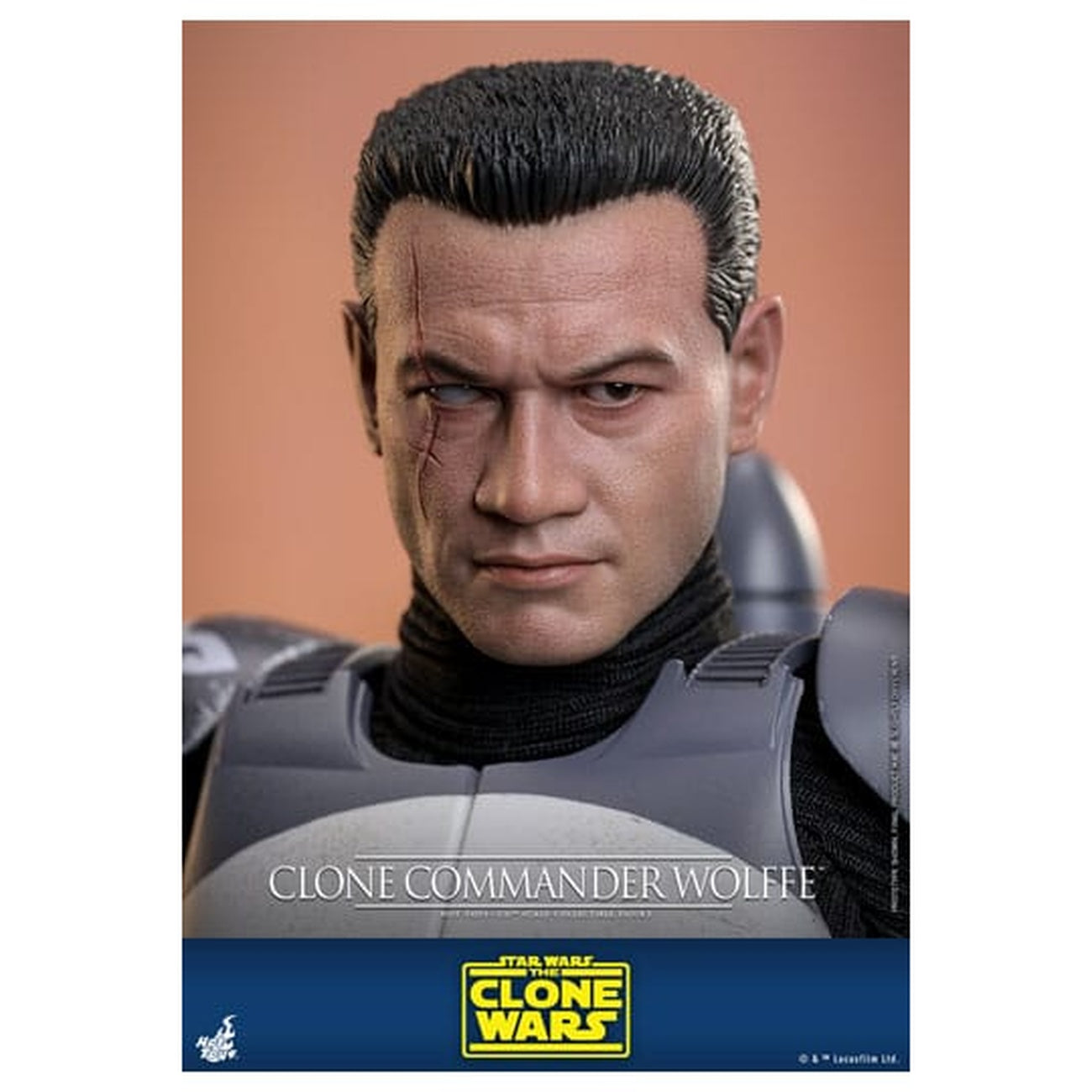Zdjęcie produktu Star Wars: The Clone Wars – figurka akcji Clone Commander Wolffe w skali 1:6