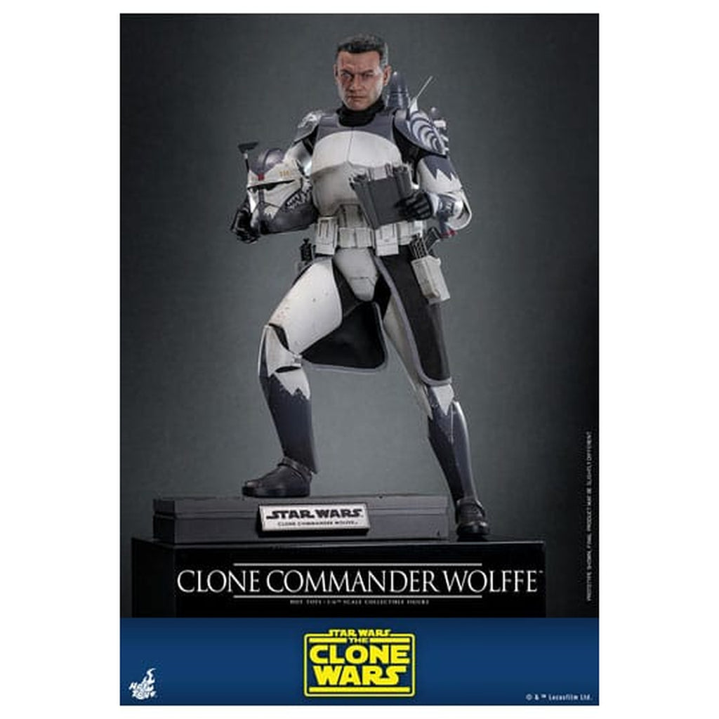 Zdjęcie produktu Star Wars: The Clone Wars – figurka akcji Clone Commander Wolffe w skali 1:6