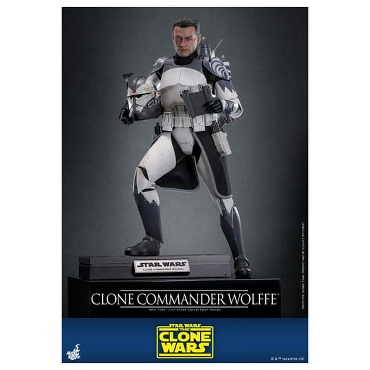 Zdjęcie produktu Star Wars: The Clone Wars – figurka akcji Clone Commander Wolffe w skali 1:6
