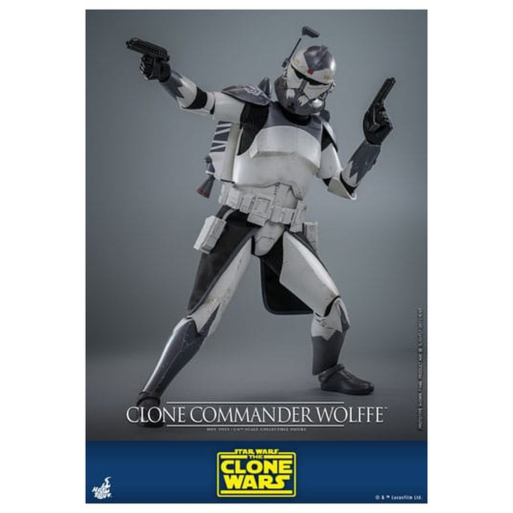 Zdjęcie produktu Star Wars: The Clone Wars – figurka akcji Clone Commander Wolffe w skali 1:6