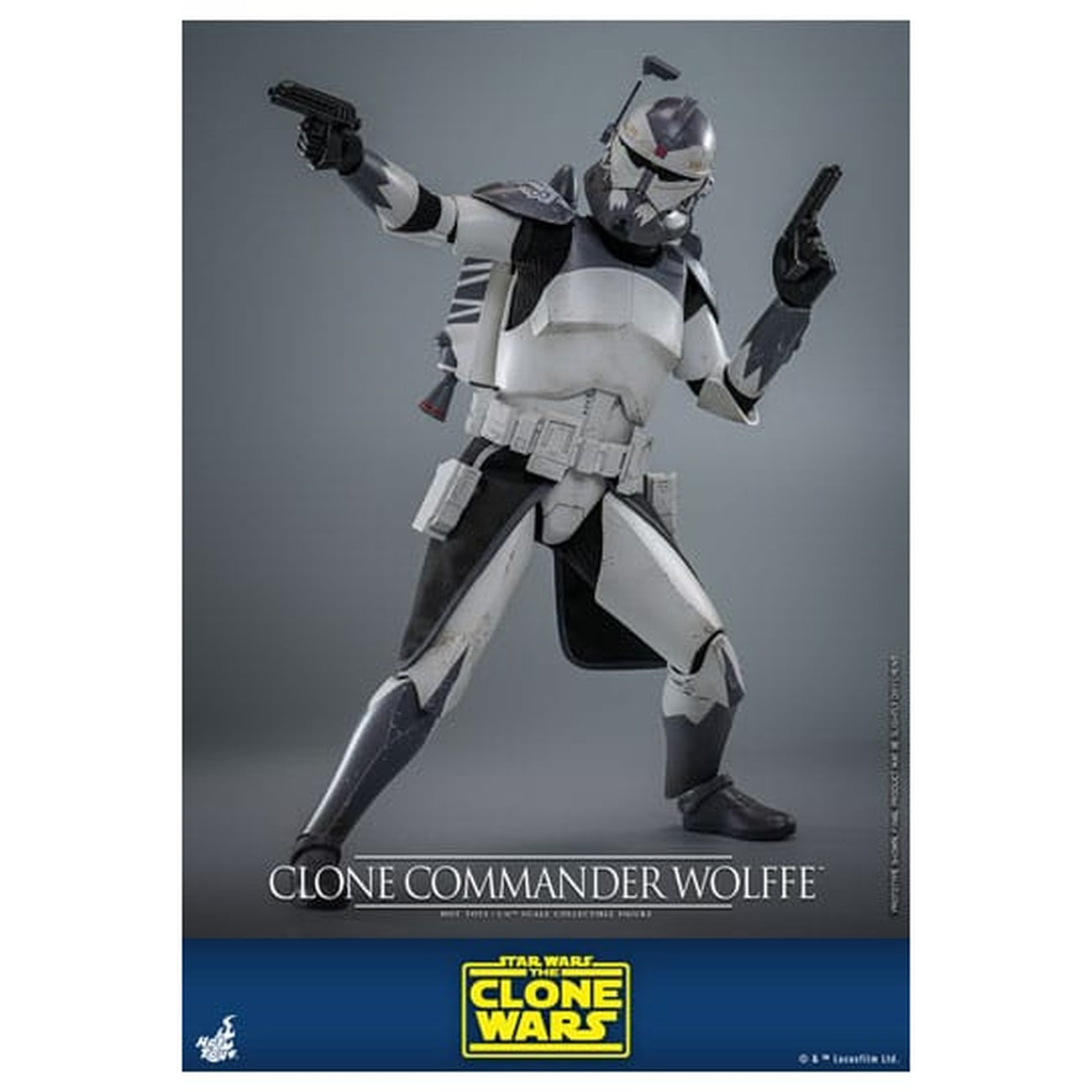 Zdjęcie produktu Star Wars: The Clone Wars – figurka akcji Clone Commander Wolffe w skali 1:6