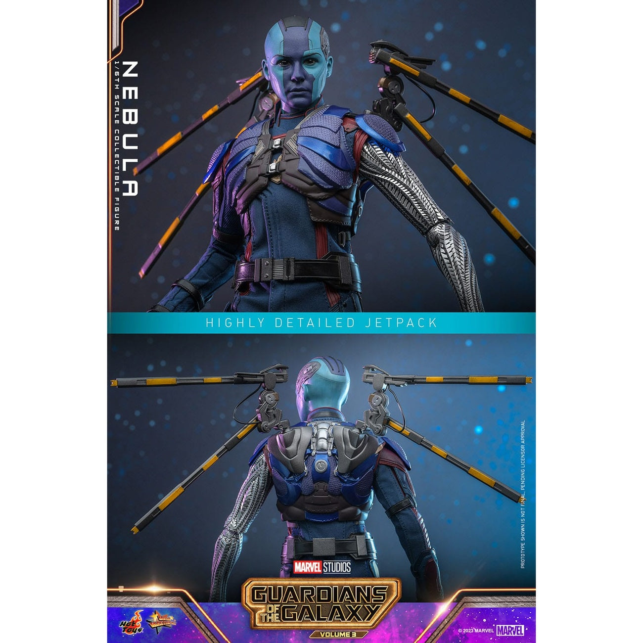 Zdjęcie produktu Strażnicy Galaktyki Vol. 3 – Nebula figurka akcji Masterpiece 1:6