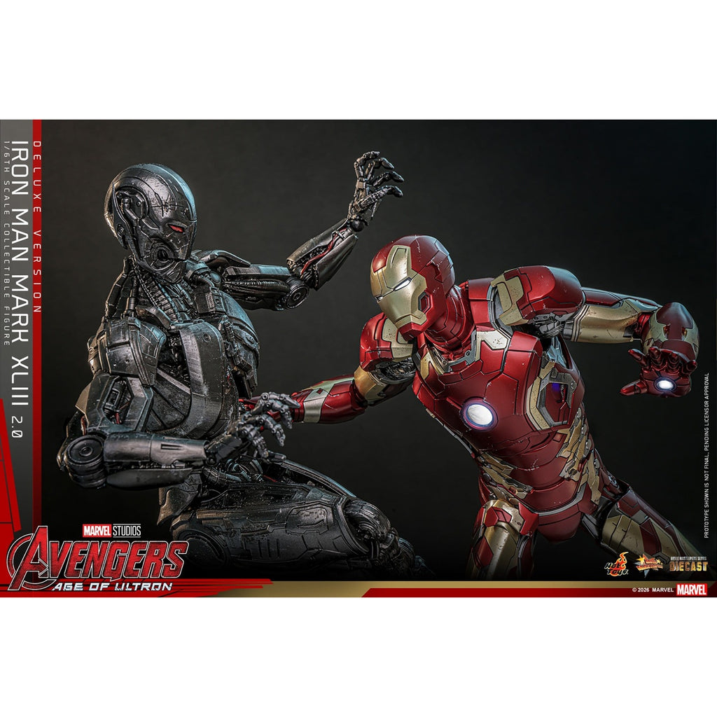 Zdjęcie produktu Avengers: Czas Ultrona – Iron Man Mark XLIII figurka kolekcjonerska Masterpiece 1:6 Wersja Deluxe