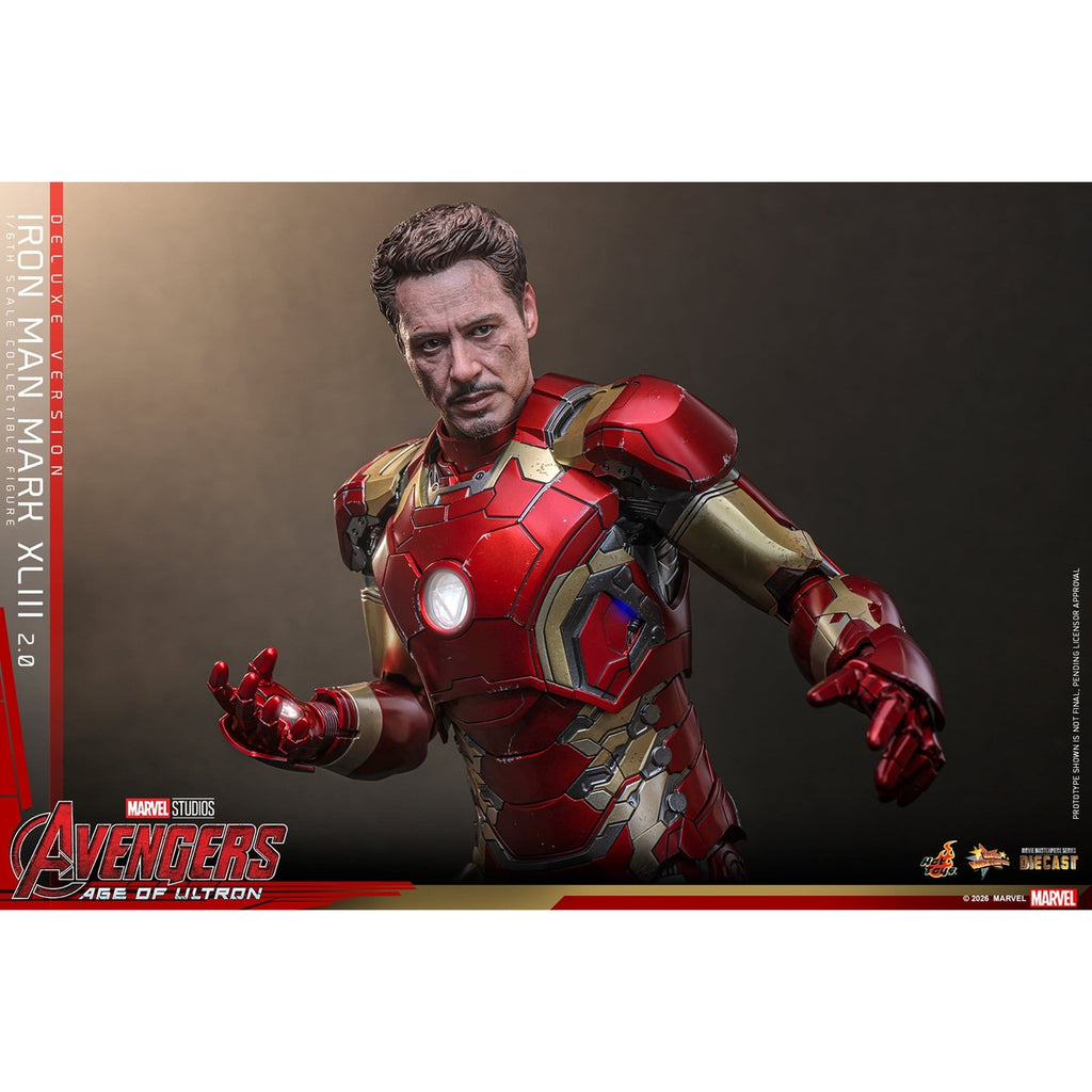 Zdjęcie produktu Avengers: Czas Ultrona – Iron Man Mark XLIII figurka kolekcjonerska Masterpiece 1:6 Wersja Deluxe