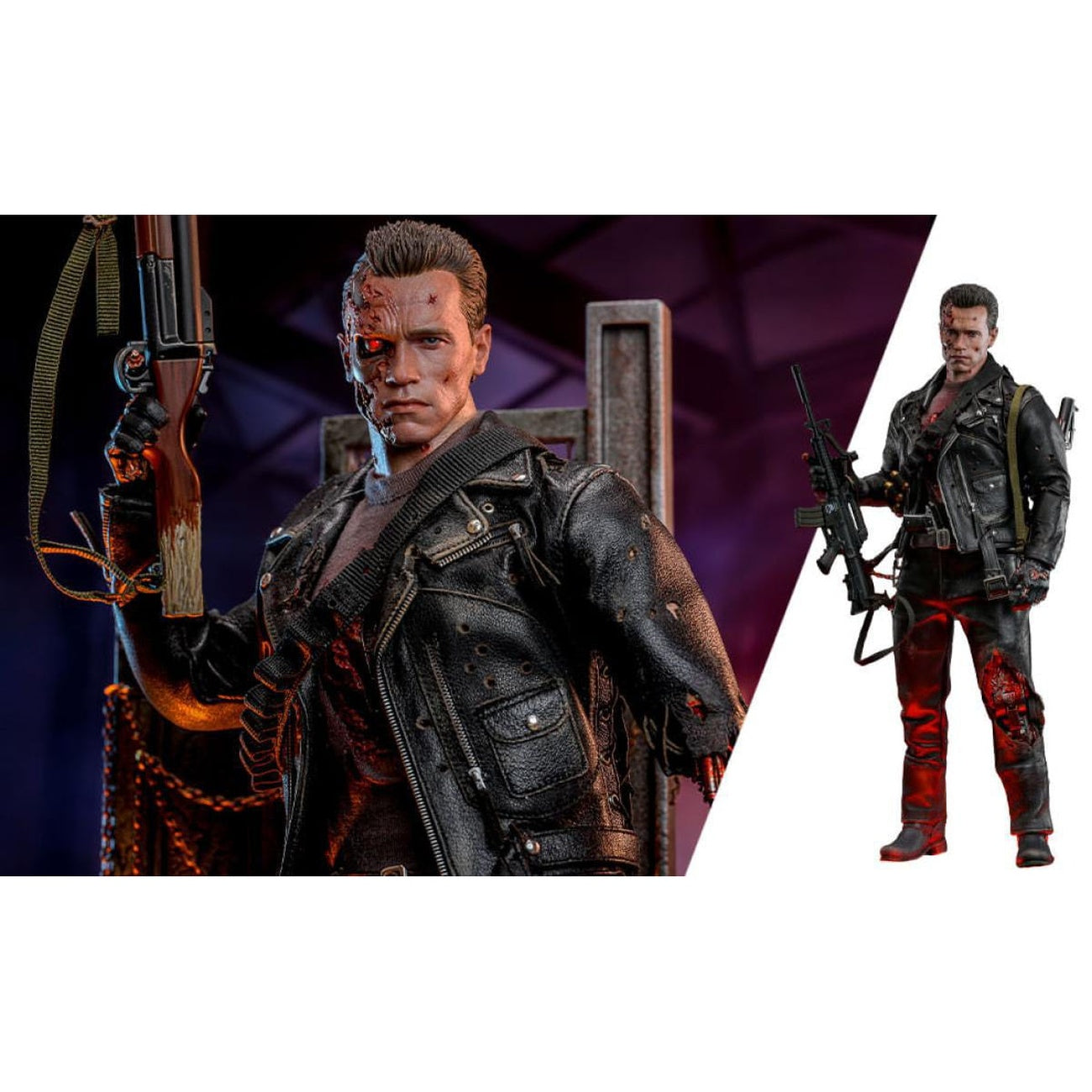 Zdjęcie produktu T-800 figurka akcji Masterpiece 1:6 Battle Damaged Version 2.0 - Terminator 2