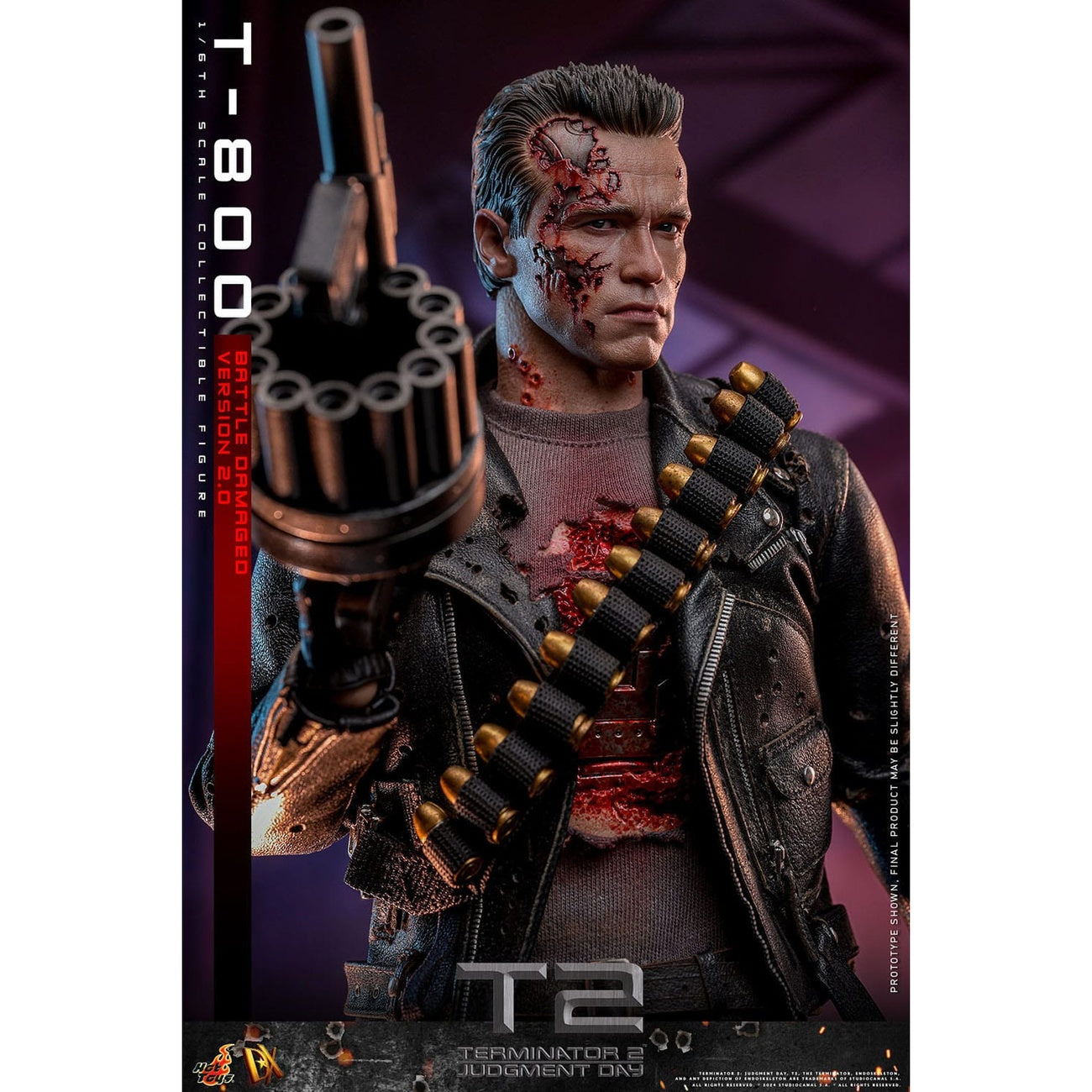 Zdjęcie produktu T-800 figurka akcji Masterpiece 1:6 Battle Damaged Version 2.0 - Terminator 2