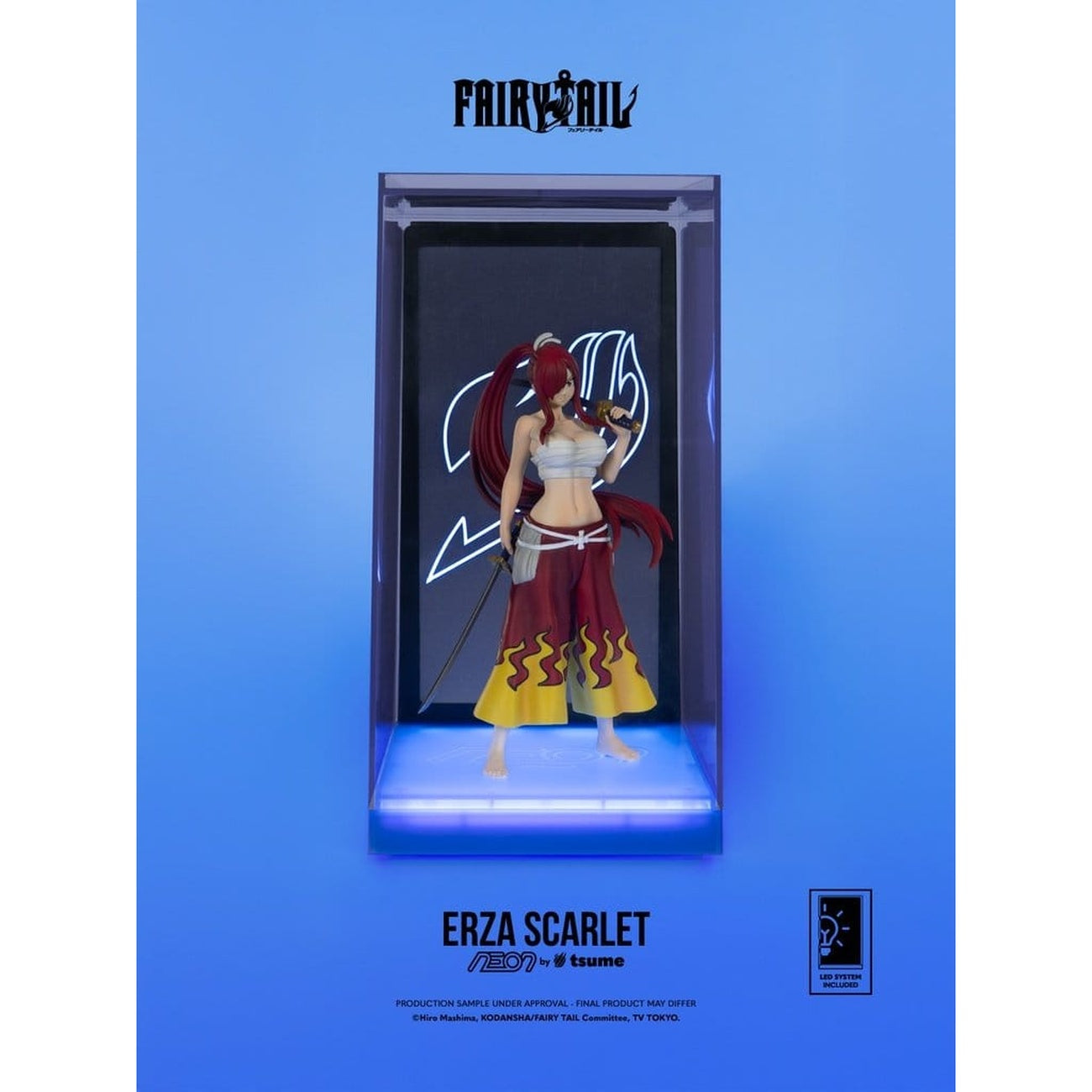 Zdjęcie produktu Fairy Tail – Figurka Neon Erza Scarlet 1:9