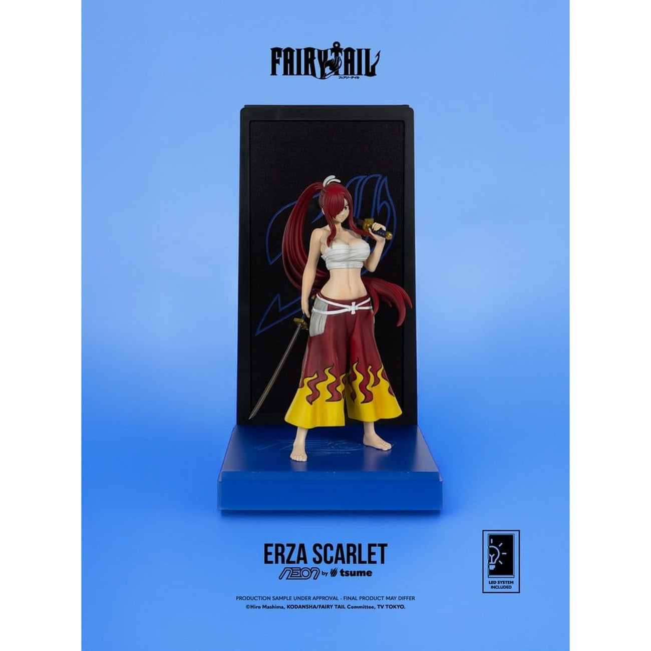 Zdjęcie produktu Fairy Tail – Figurka Neon Erza Scarlet 1:9